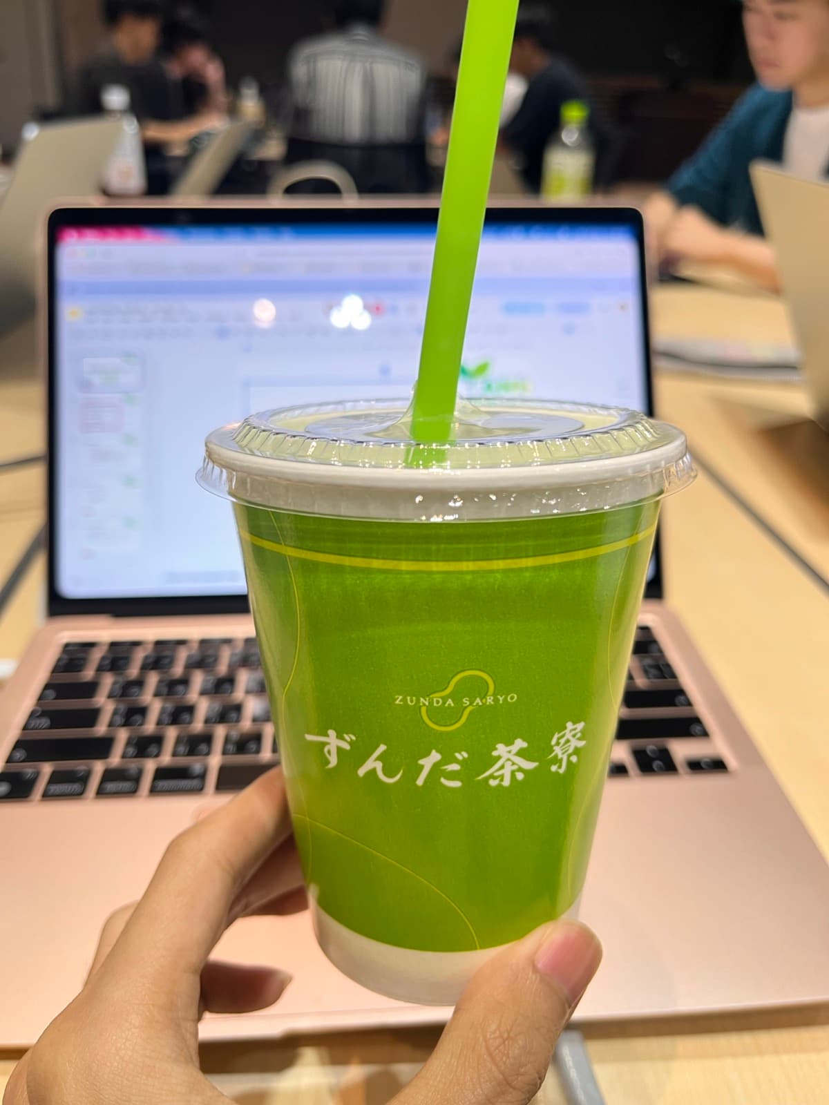 Zunda Shake during the hackathon